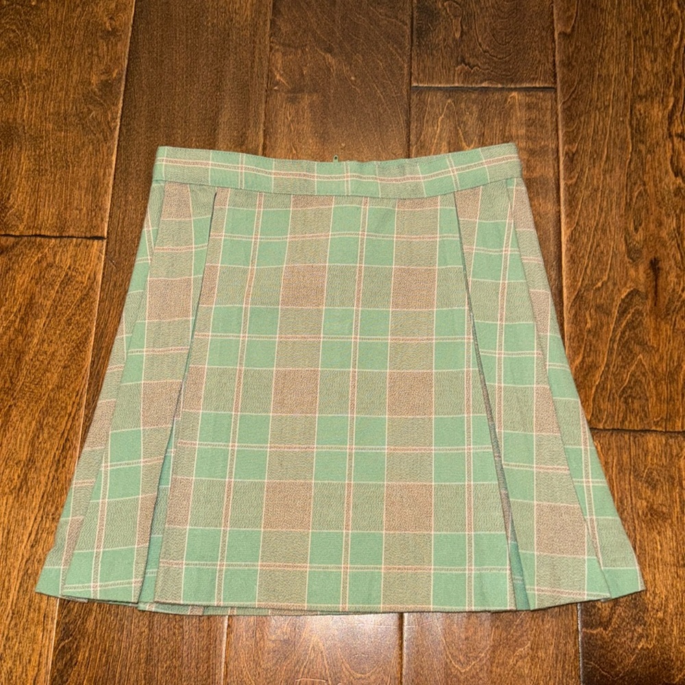 NWT TBBC Parson Pleated Skirt - Mirador Place Plaid - 12